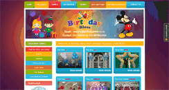 Desktop Screenshot of birthdaybless.co.in